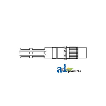 A & I Products Shaft, PTO 540 RPM 2" x2" x12" A-3113017R1